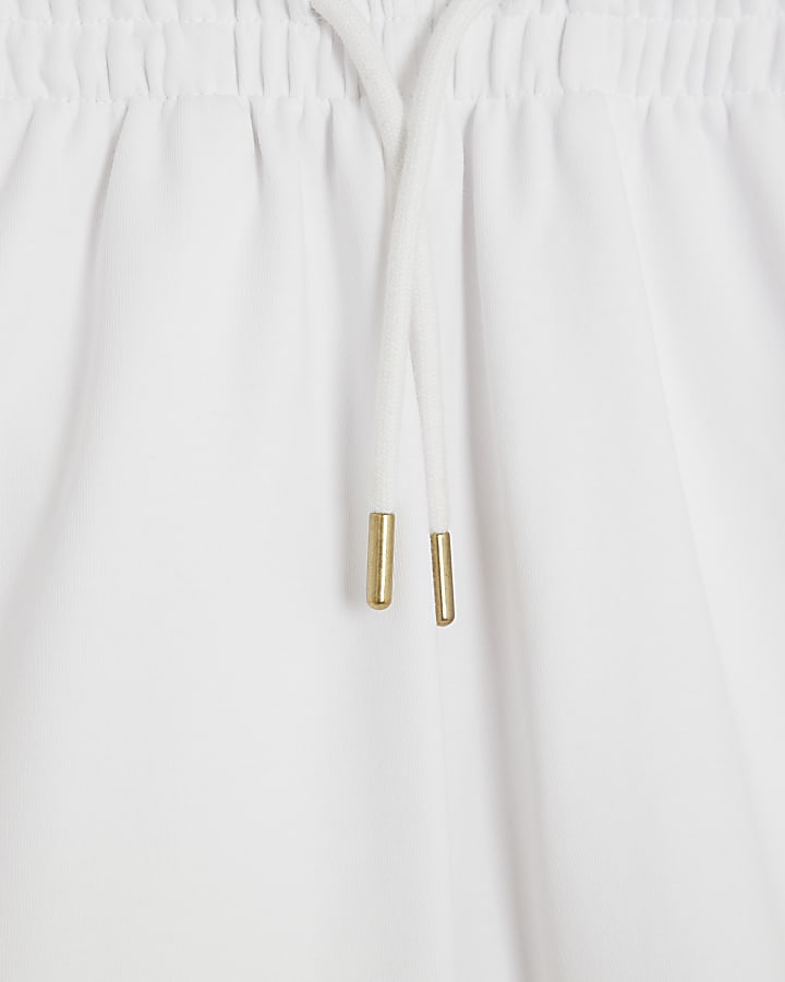 White Regular Fit Luminis Shorts
