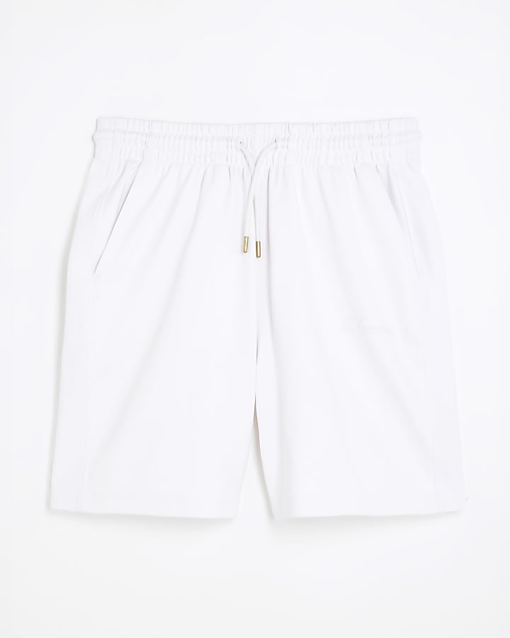 White Regular Fit Luminis Shorts