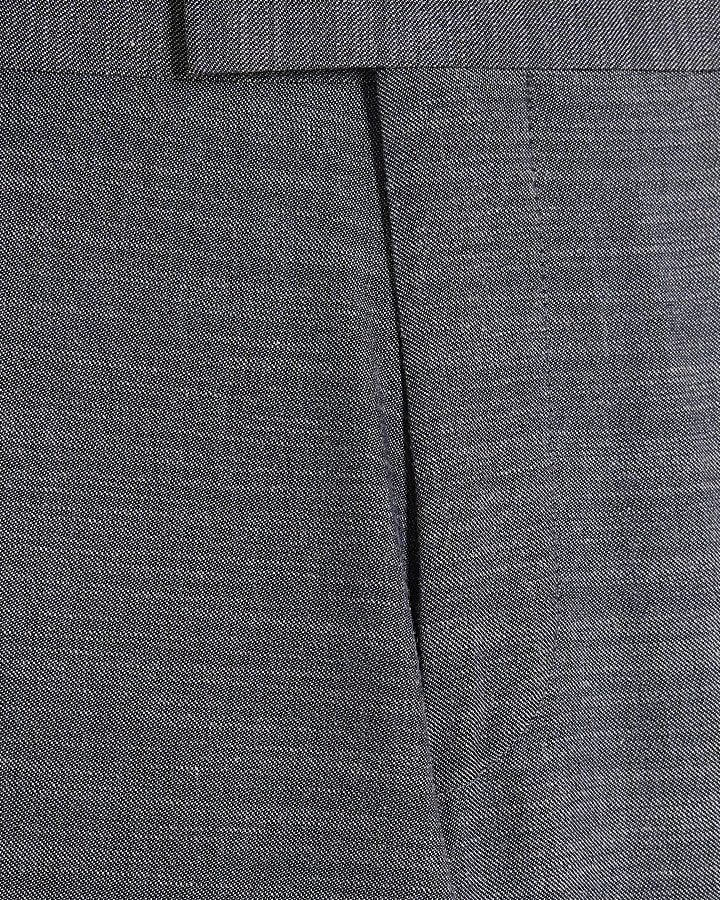 Blue Regular Fit Denim Suit Trousers