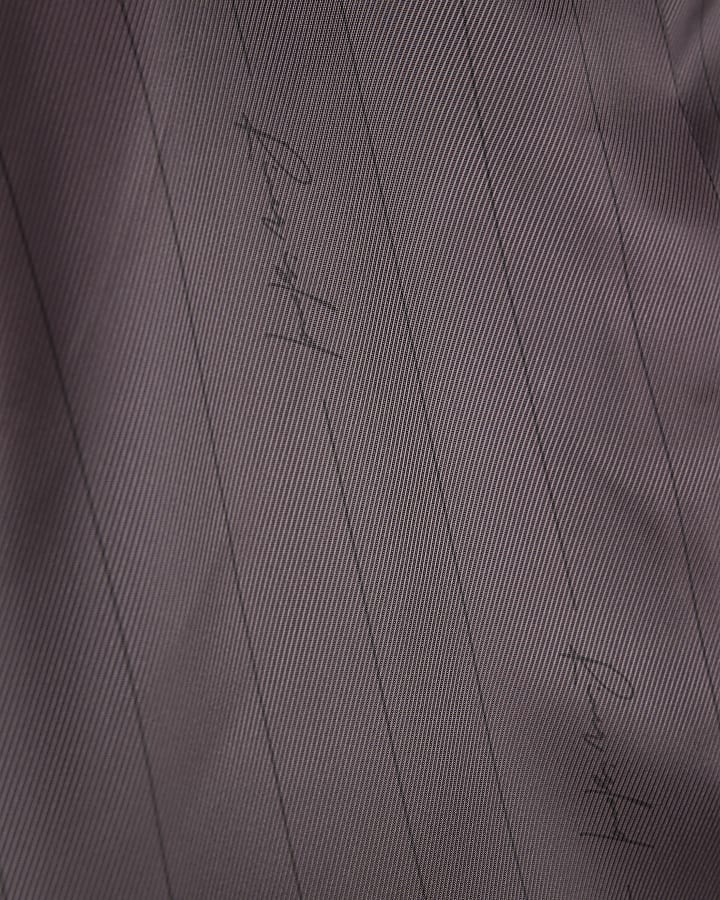 Grey Regular Fit Check Suit Jacket