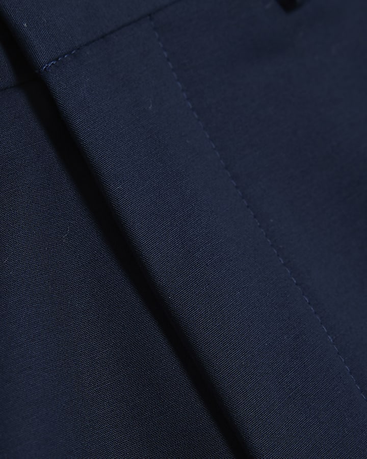 Navy Slim Fit Chino Shorts
