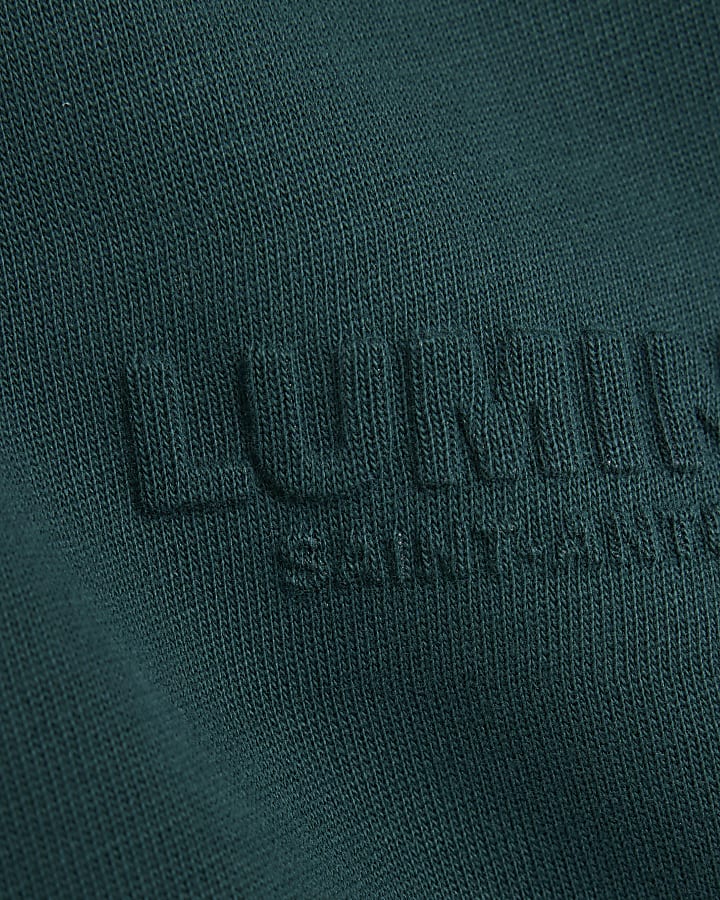 Green Oversized Luminis Embossed T-Shirt
