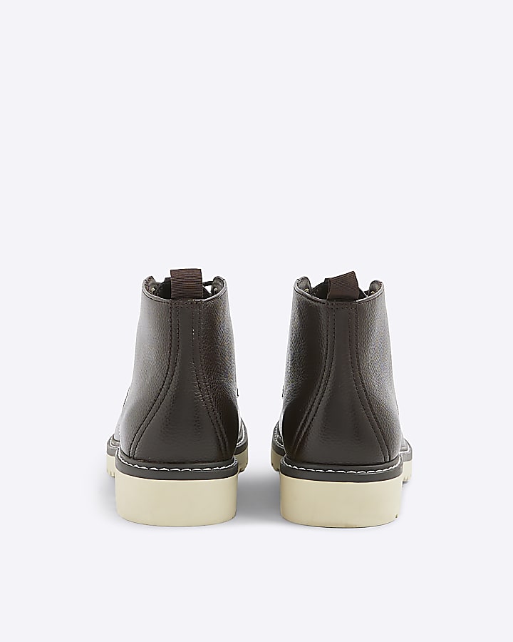 Brown Wedge Chukka Boots