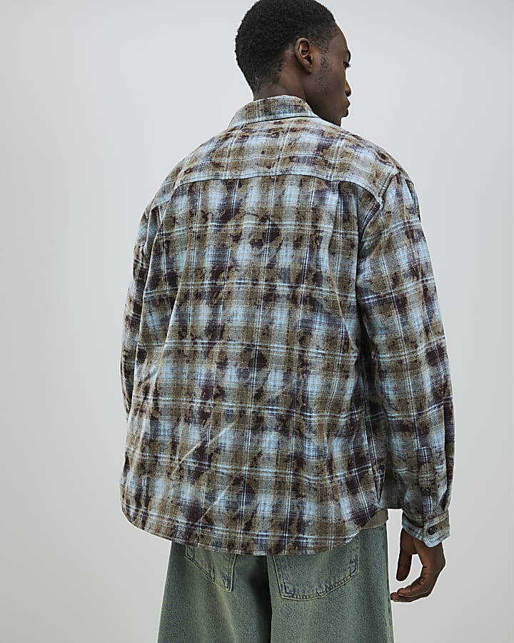 Blue Regular Fit Saint Palais Check Shirt