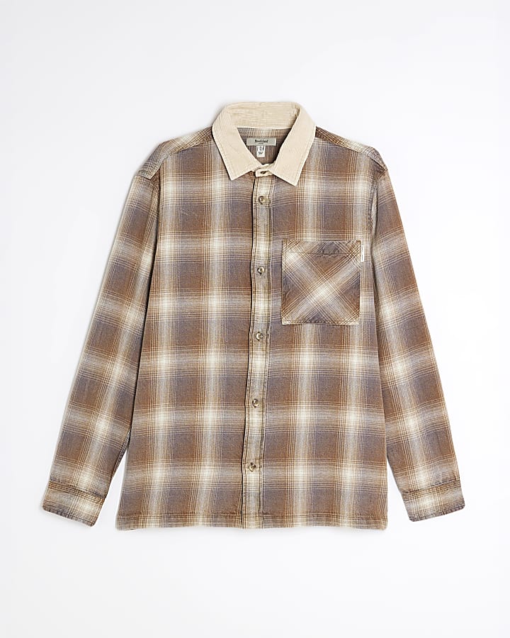 Stone Regular Fit Check Ame Saint Shirt