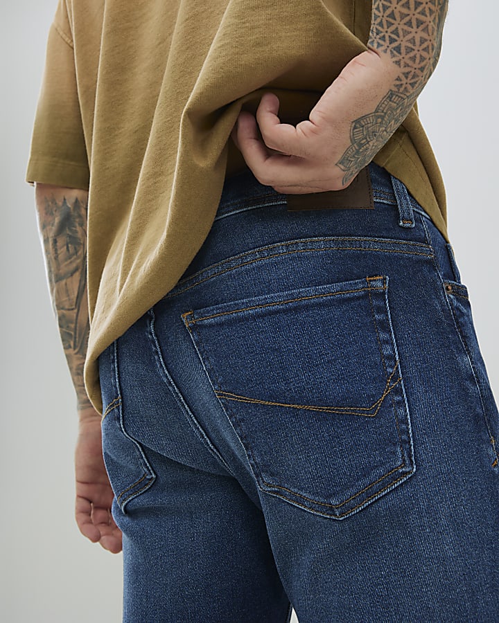 Blue Spray On Jeans