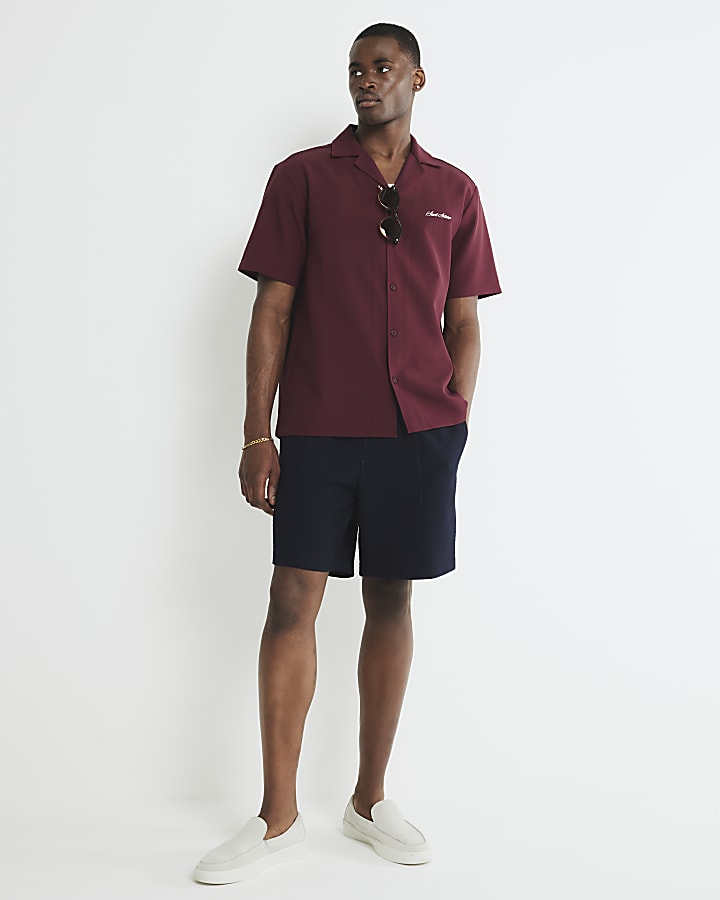 Red Saint Antoine Embroidered Shirt