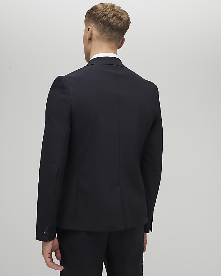 Black Skinny Fit Suit Jacket