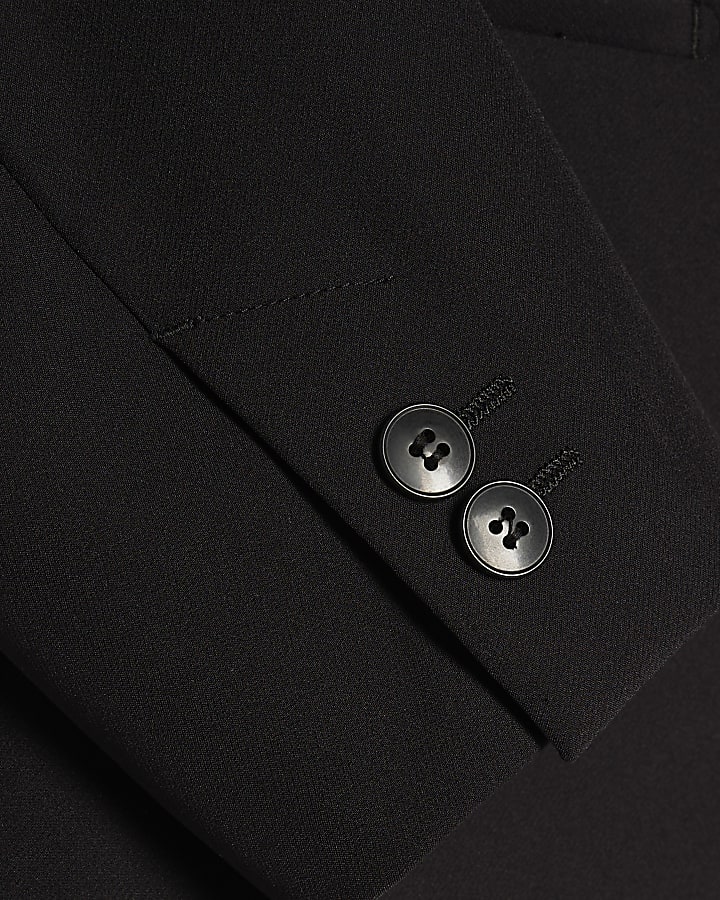 Black Skinny Fit Suit Jacket