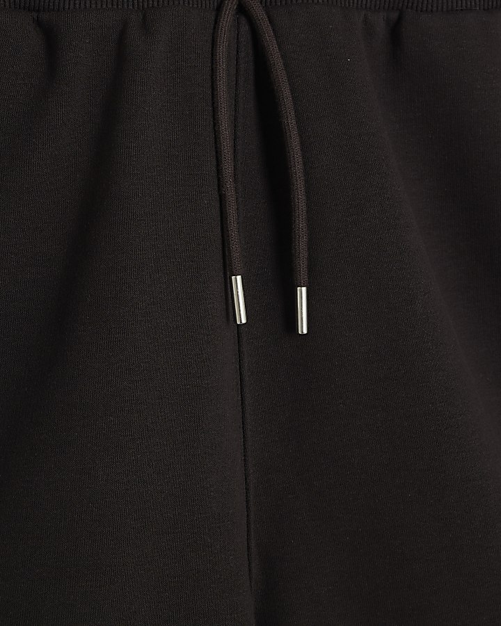 Brown Wide Leg Luminis Shorts