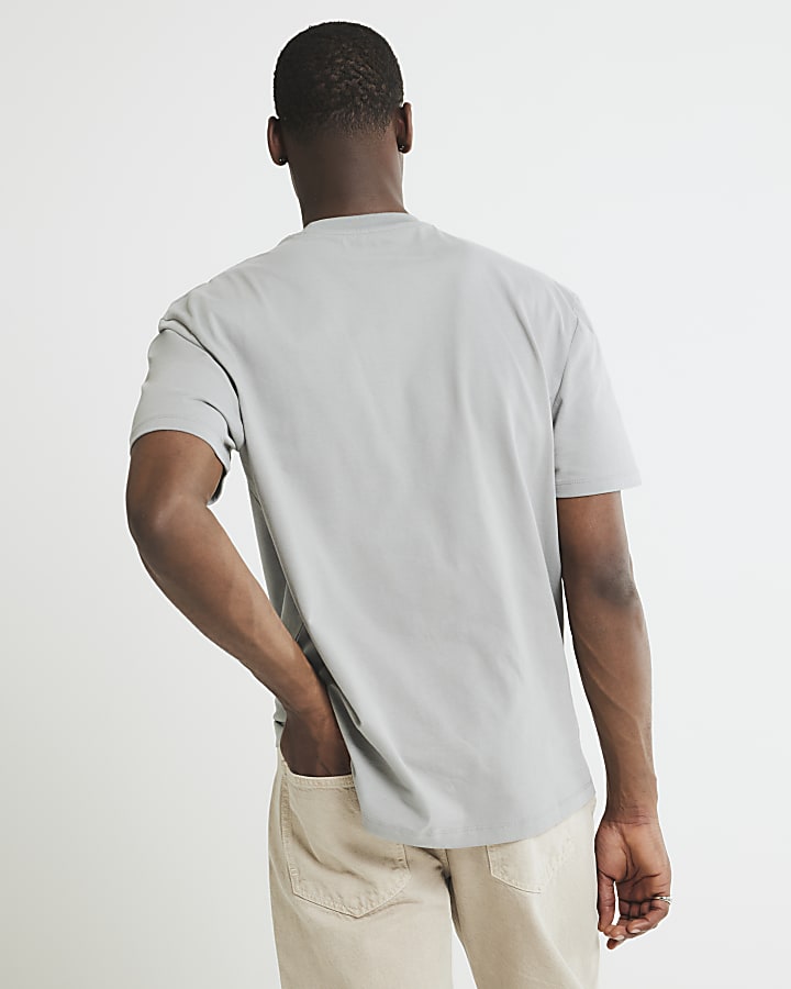 Grey Regular Fit T-Shirt