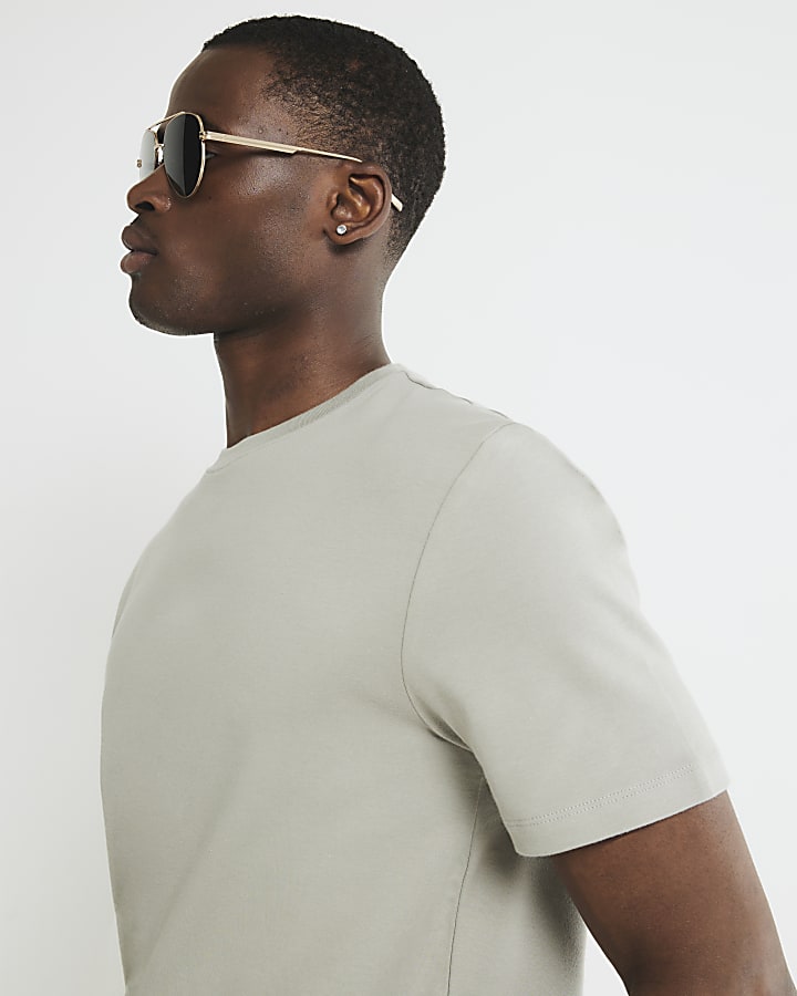 Grey Slim Fit T-Shirt