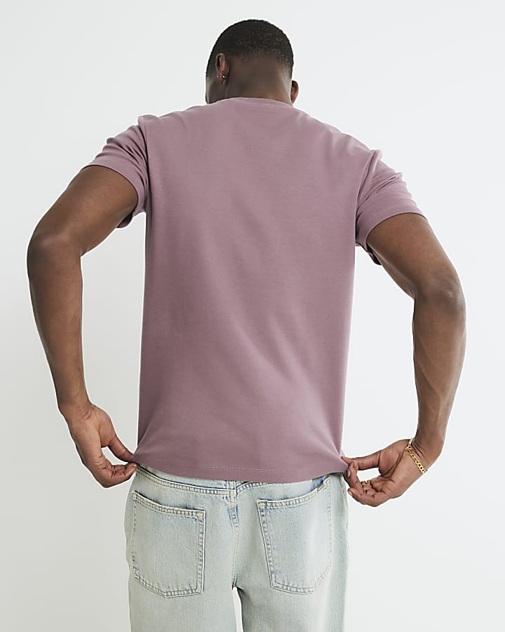 Pink Slim Fit T-Shirt