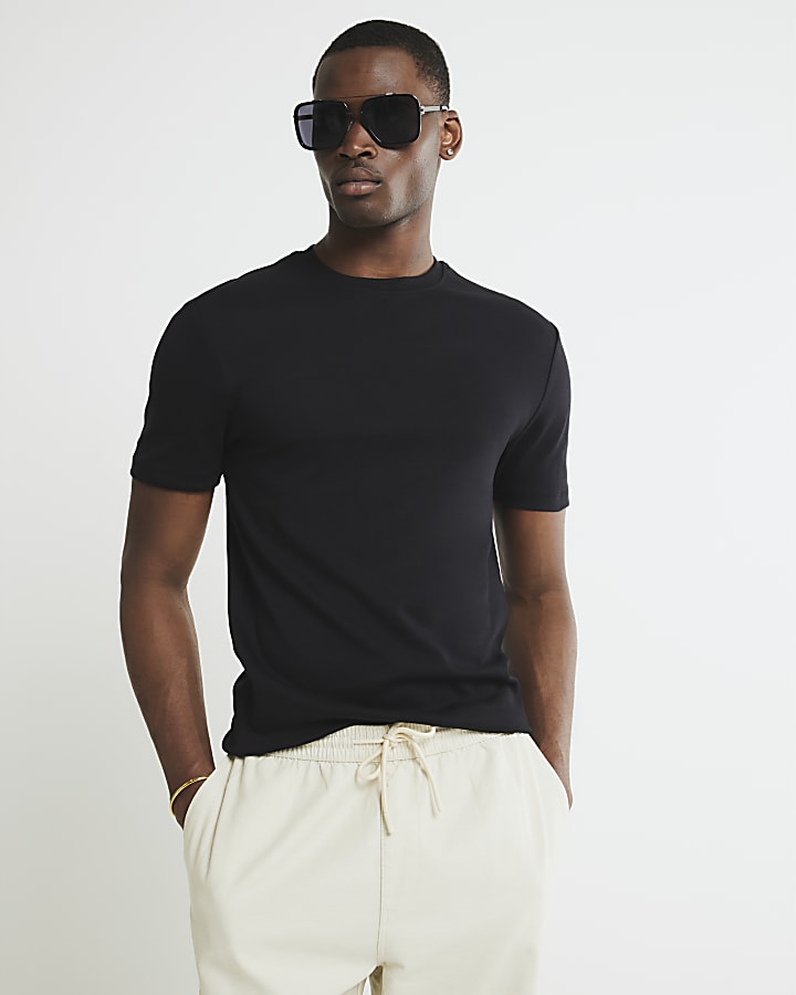 Black Slim Fit T-Shirt