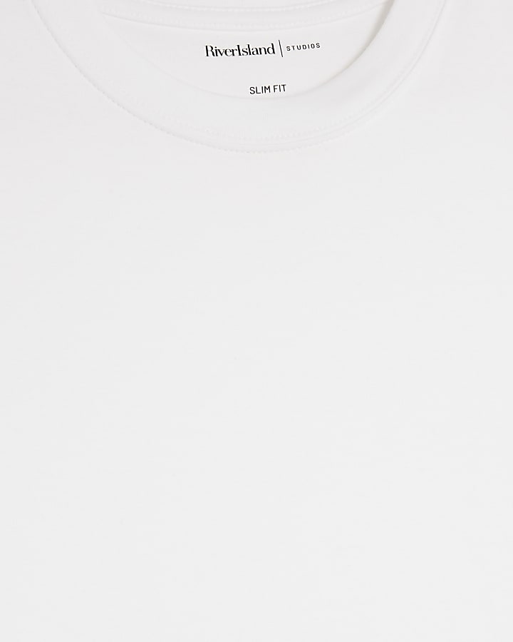 White Slim Fit T-Shirt