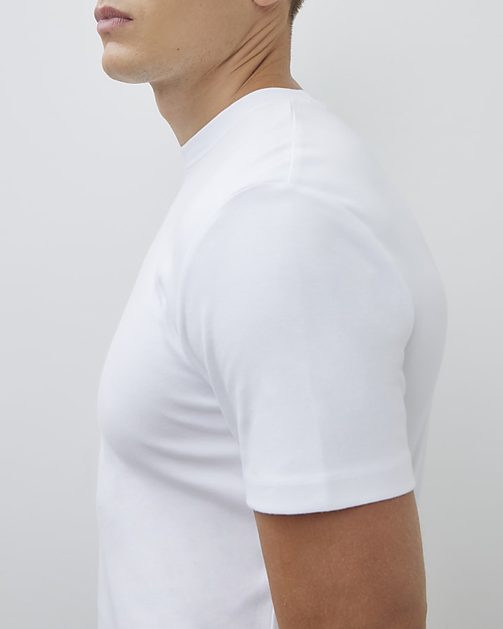 White Slim Fit T-Shirt