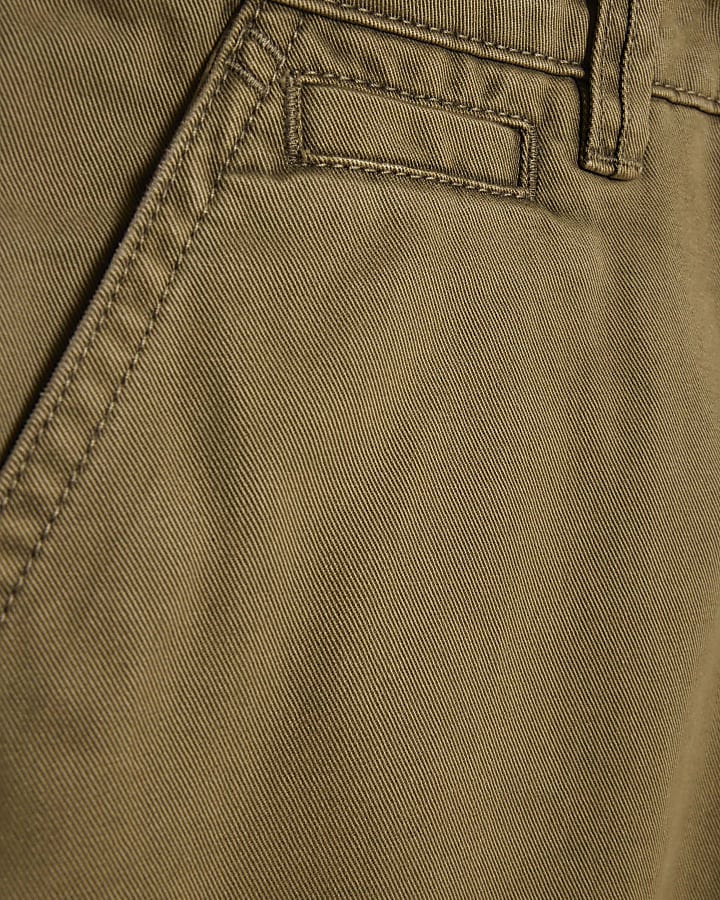 Khaki Super Baggy Cargo Trousers