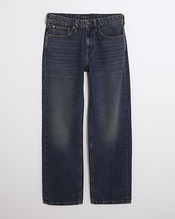 Blue Loose Fit Jeans
