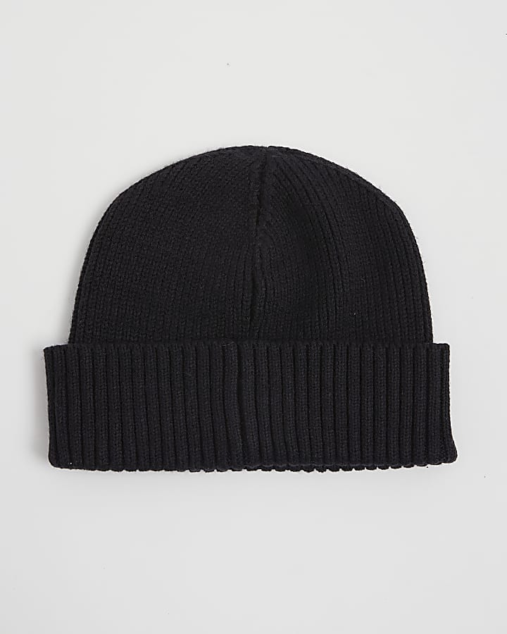 Black Docker Beanie Hat