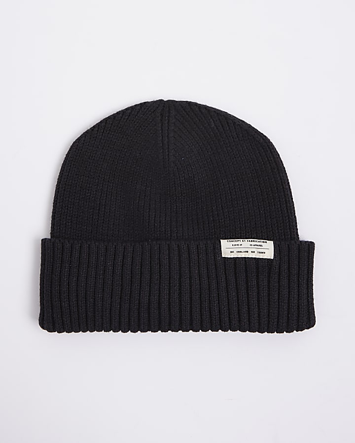 Black Docker Beanie Hat