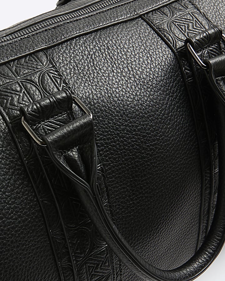Black Monogram Trim Holdall Bag