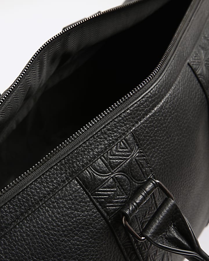 Black Monogram Trim Holdall Bag