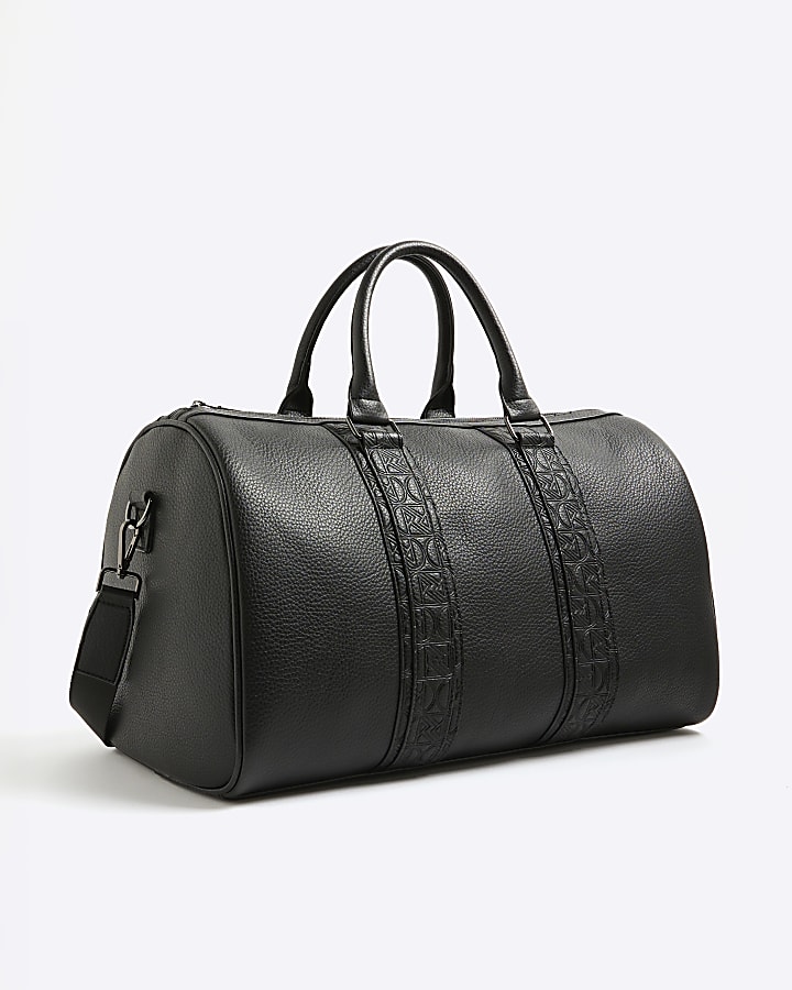 Black Monogram Trim Holdall Bag