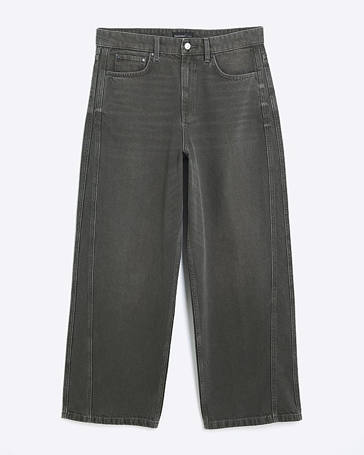 Brown Super Baggy Fit Jeans