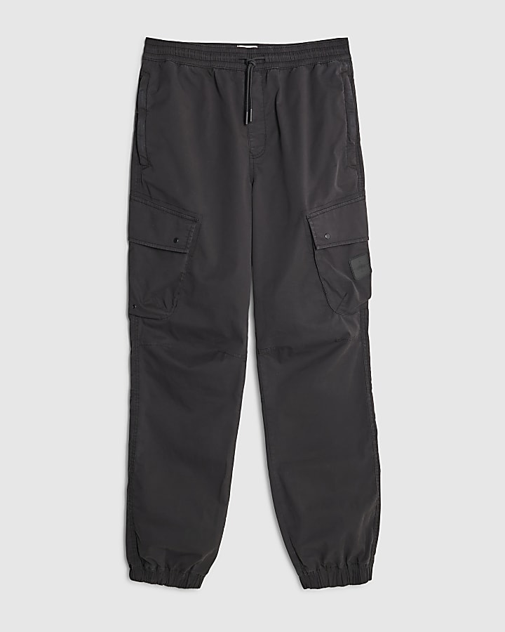 Brown Skinny Fit Cargo Trousers