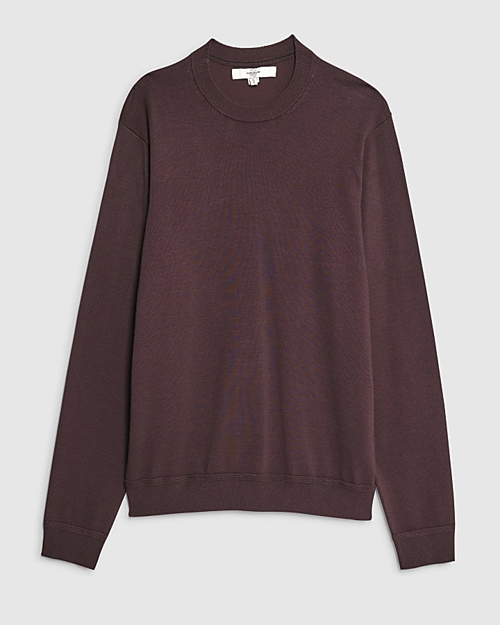 Red Slim Fit Jumper