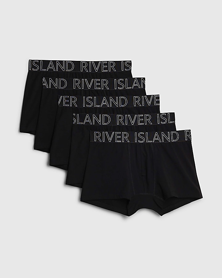 Black Pack Of 5 Trunks