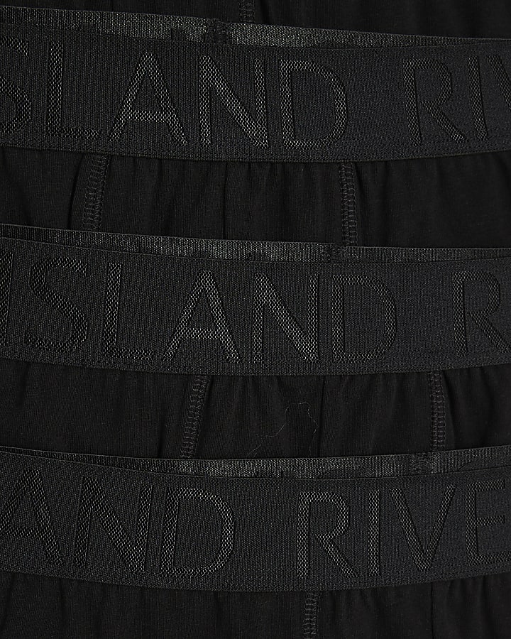 Black Jacquard Waistband Pack Of 5 Trunks