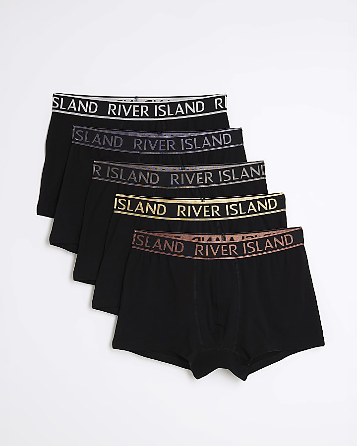 Black Metallic RI Pack Of 5 Trunks