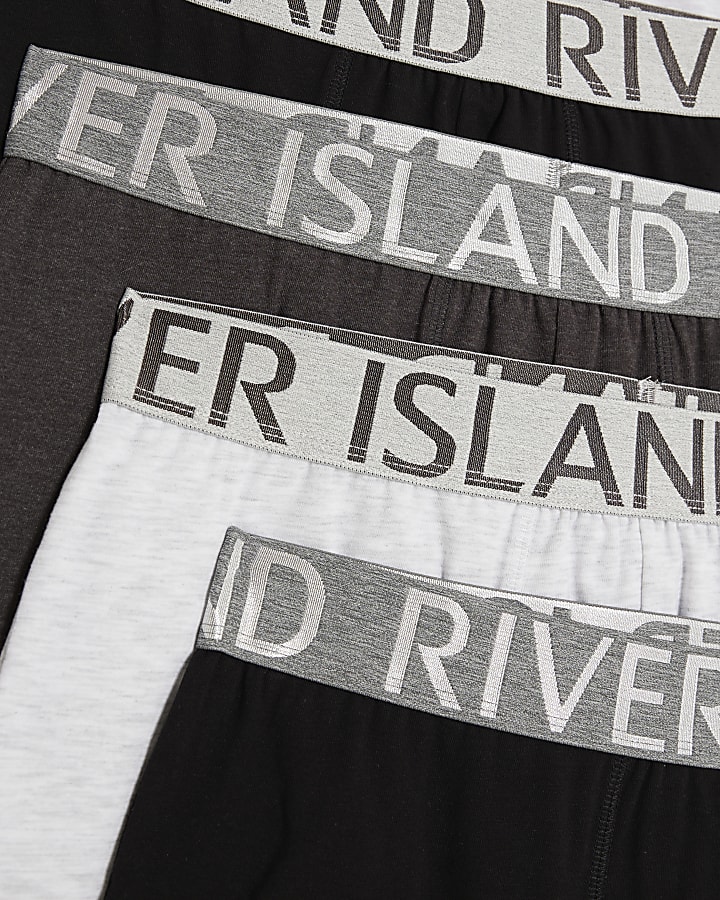 Grey Metallic Mix Pack Of 5 Trunks