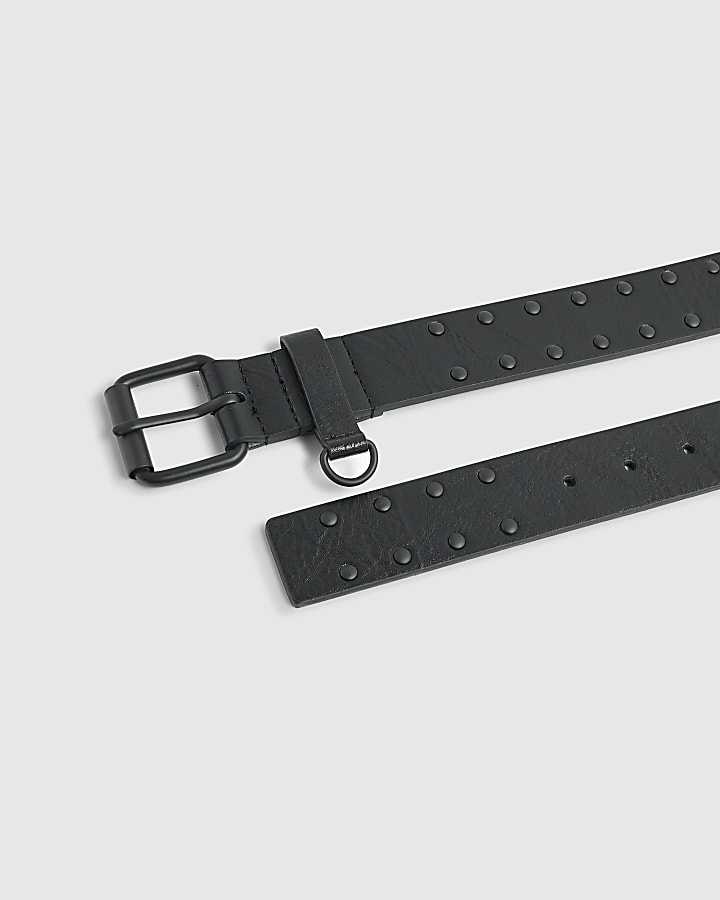 Black Studded Belt