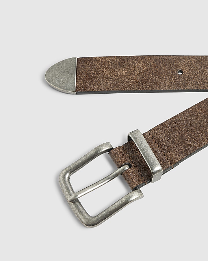 Brown Battered Belt