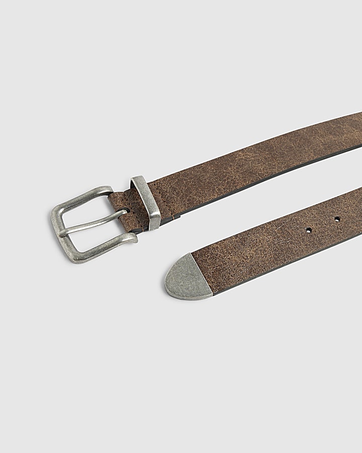 Brown Battered Belt