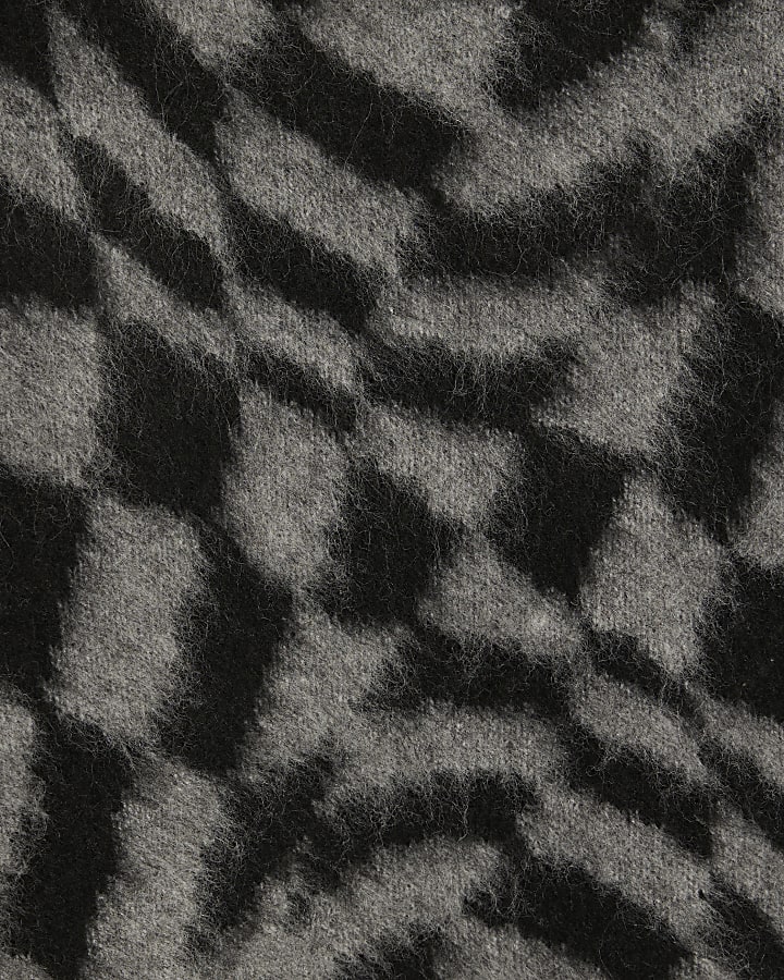 Black Distorted Illusion Jumper