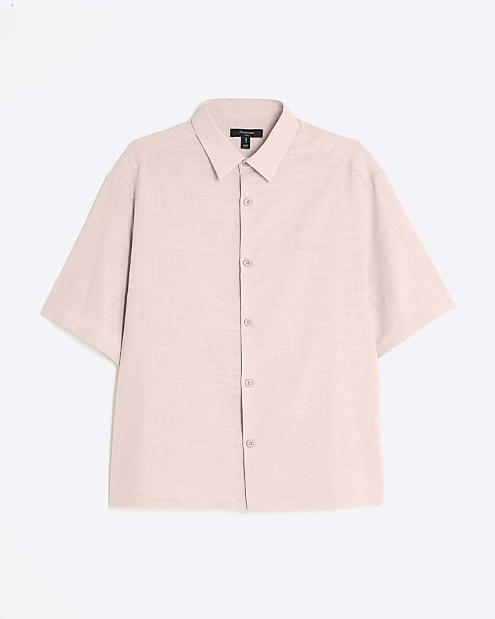 Pink Boxy Fit Shirt
