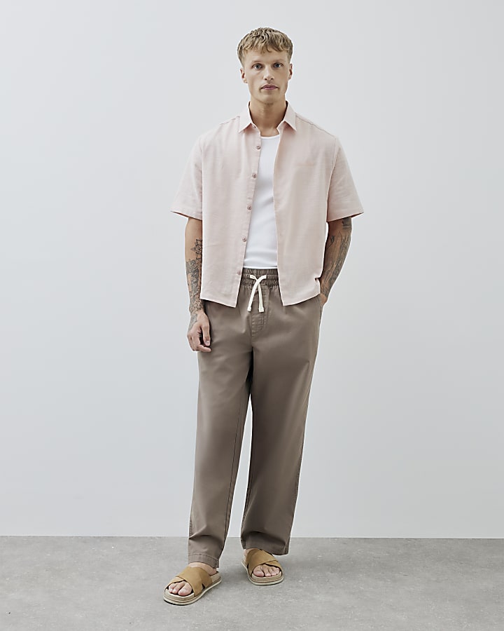 Pink Boxy Fit Shirt