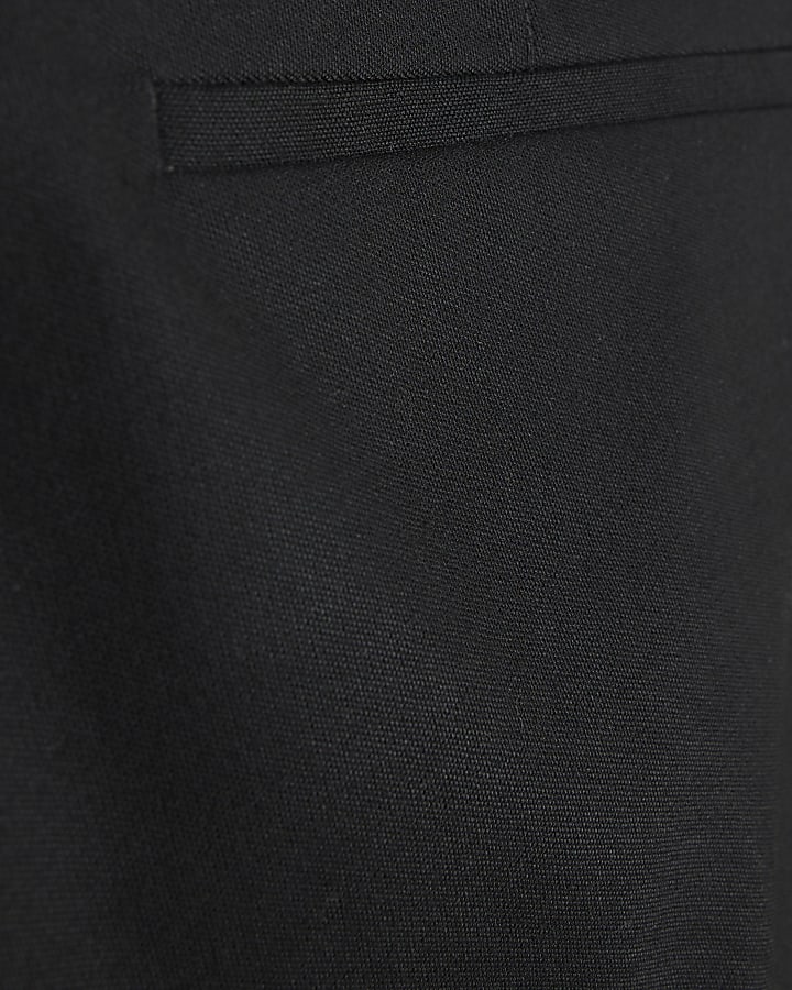 Black Regular Fit Suit Trousers