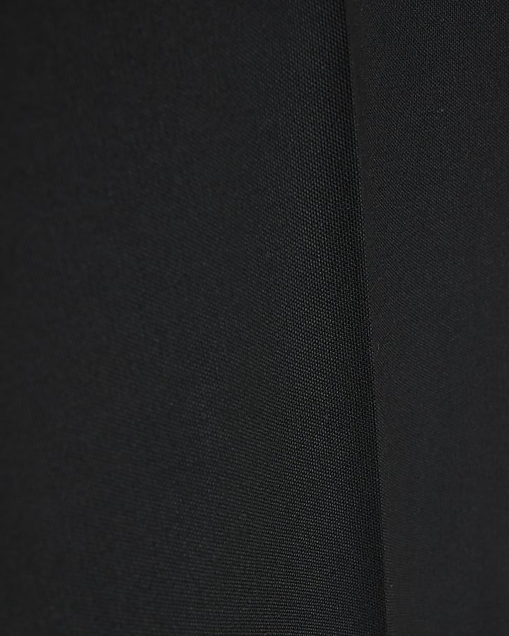 Black Regular Fit Suit Trousers