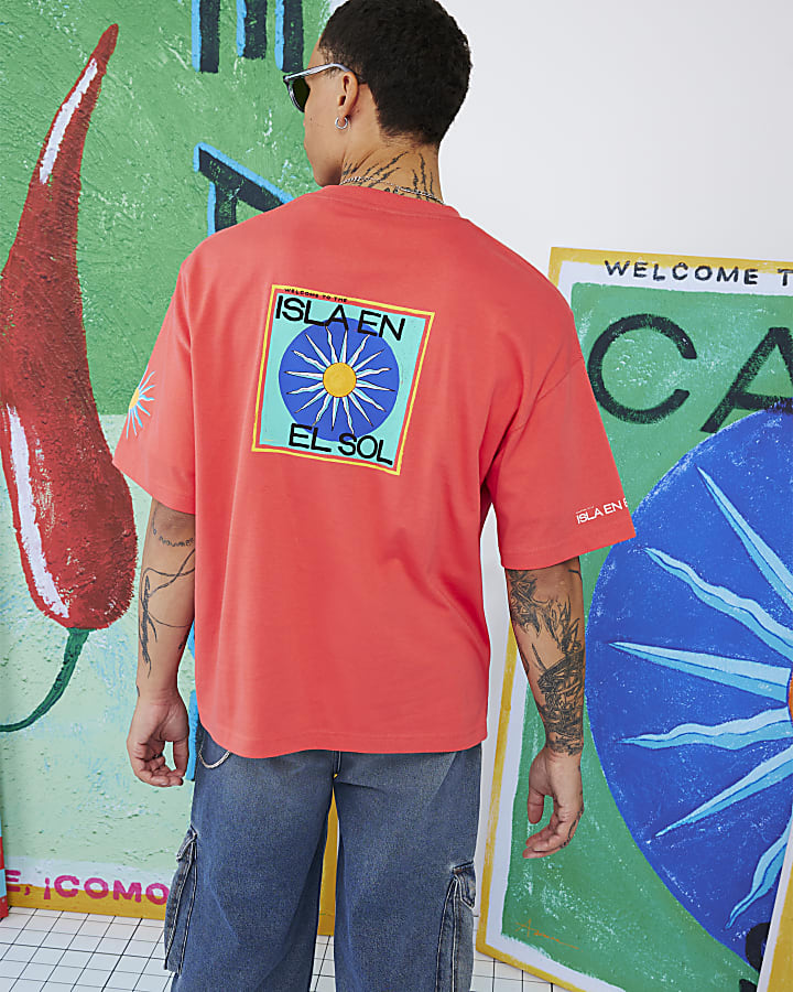 Pink Atlas Short Sleeve Patch Tee
