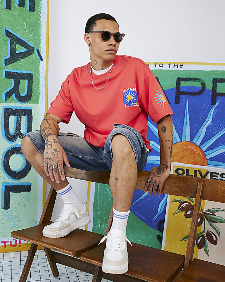 Pink Atlas Short Sleeve Patch Tee