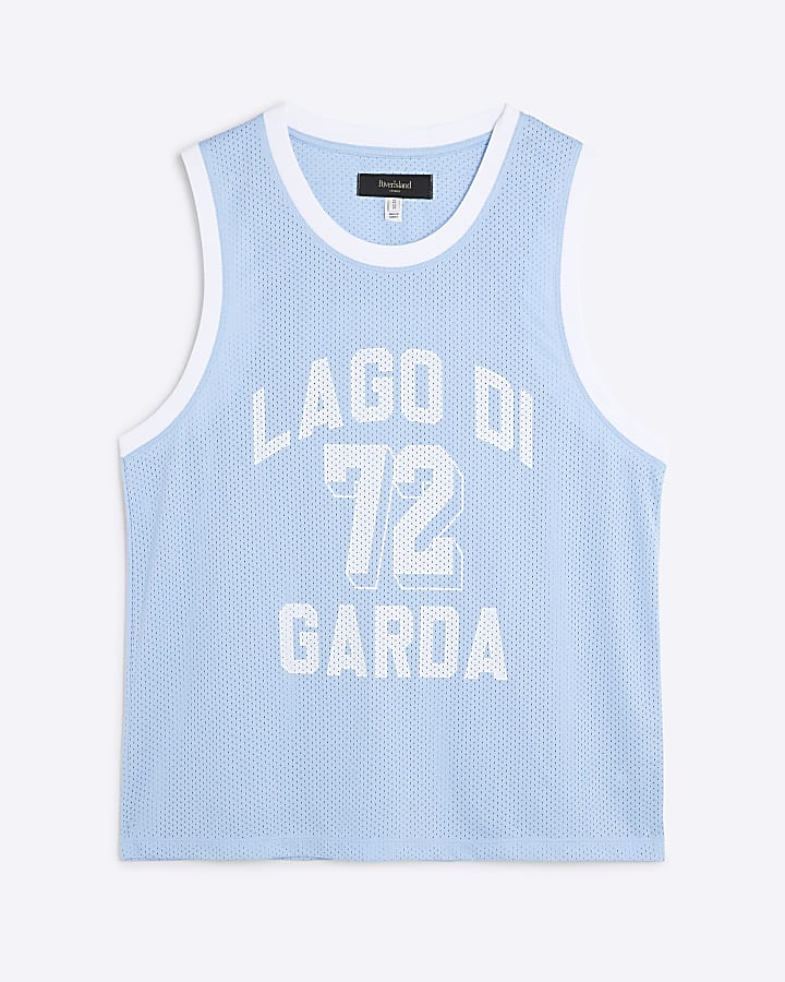 Blue Lago Gardis Mesh Sleeveless Tank Top