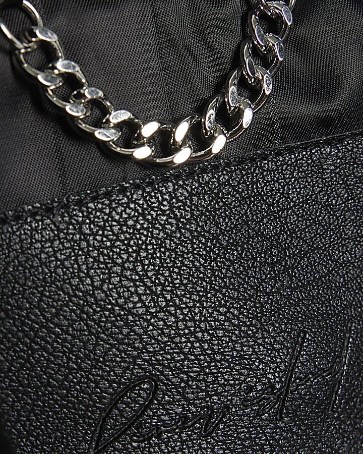Black Faux Wool Coat