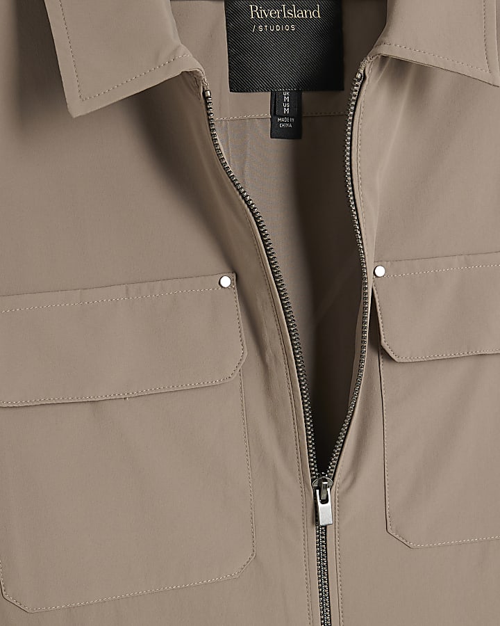 Stone Muscle Fit Shacket