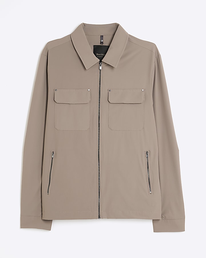 Stone Muscle Fit Shacket