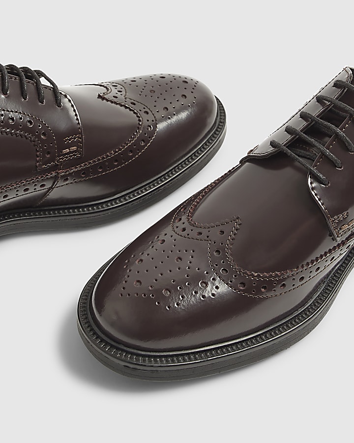 Red Brogue Shoes