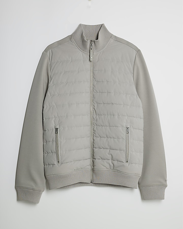 Grey Funnel Hybrid Jacket